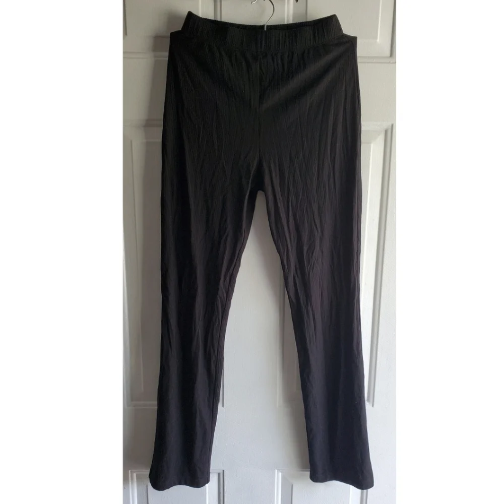 Reformation Black Long Sleeve Crop Top - Picture 3 of 16